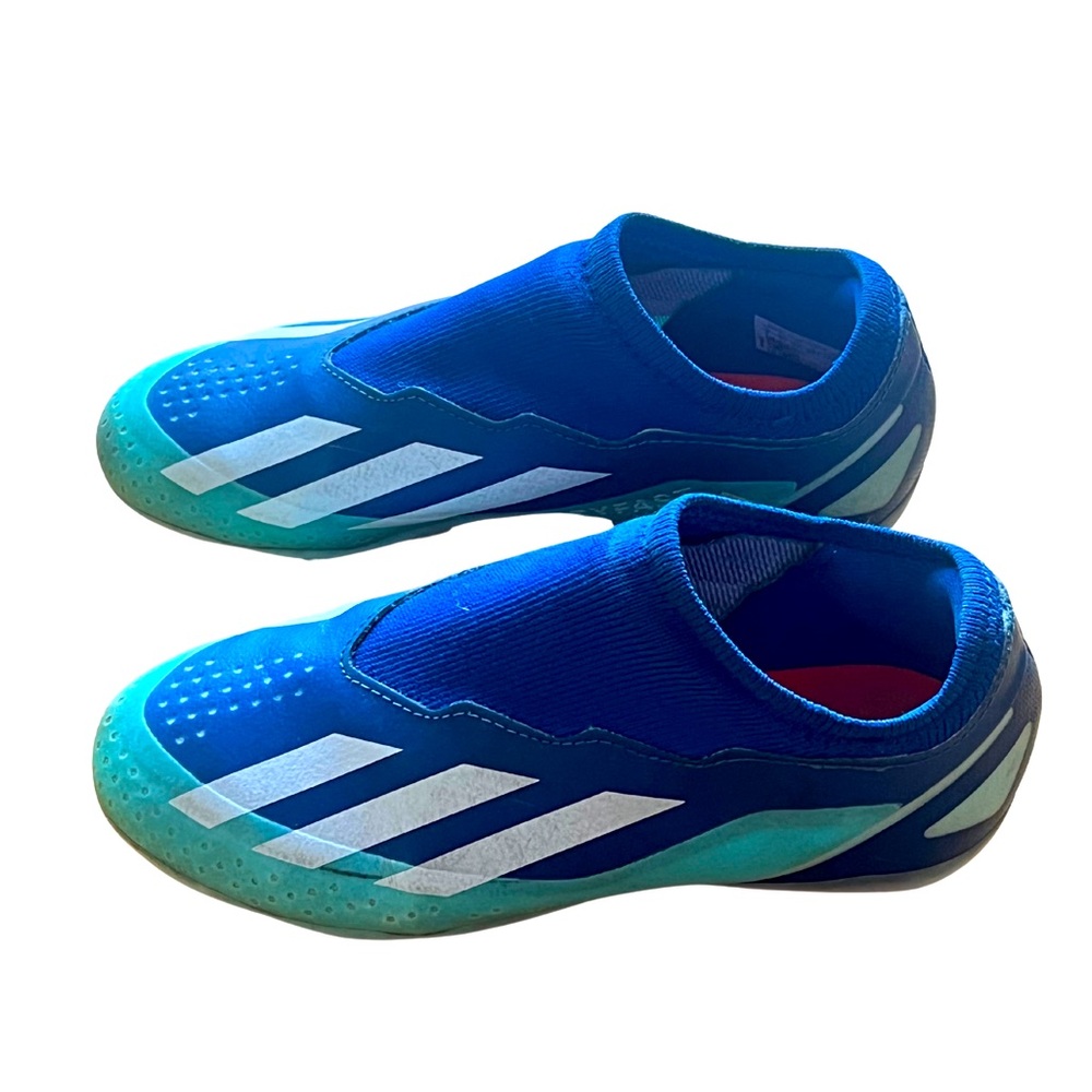 Adidas Youth X Crazyfast Laceless - Firm Ground soccer cleats. Size 2